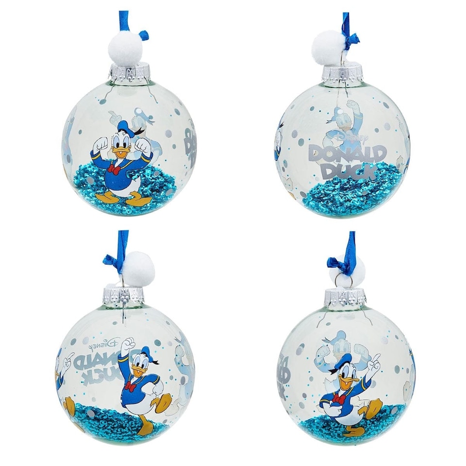 image 1 of Widdop Gifts Disney Mickey and Friends Set of 7 Christmas Tree Baubles
