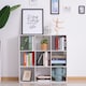 image 8 of HOMCOM 3 Tier Bookshelf, Modern Cube Bookcase with 9 Open Storage Compartments, Freestanding Display Storage Unit for Living Room, Bedroom, Study, White