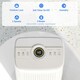 image 5 of HOMCOM 12L/Day Small Dehumidifier for Home Damp, with Humidity Light