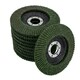 image 5 of 40 Grit Coarse Flap Disc Calcined Sanding Wheels for 4-1/2" Angle Grinders 100pc