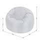 image 6 of icon Classic Indoor Outdoor Bean Bag Aqua Blue Bean Bag Chair Blue | Blue