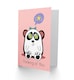 image 2 of Kawaii Star Thinking You Panda Thinking Of You Card