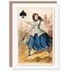 image 1 of E Le Tellier Joan of Arc Queen of Spades Art Greeting Card