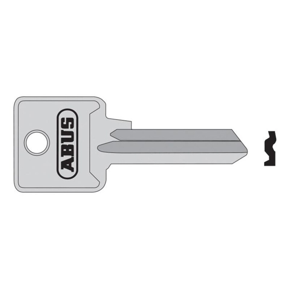 Abus Mechanical 85 Series Key Blanks - Multi Colour - 85/40 40mm L Key Blank