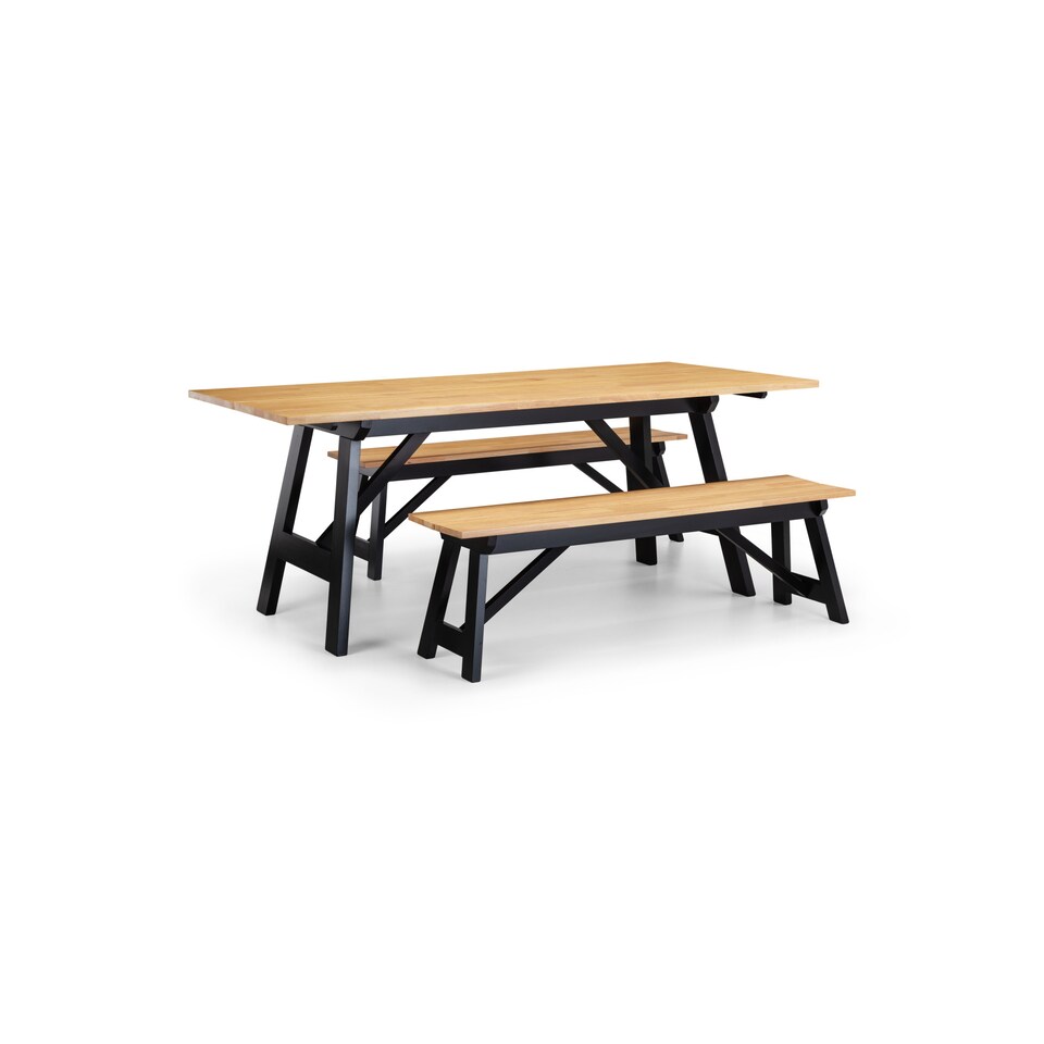 image 1 of Hockley Table Black/Oak