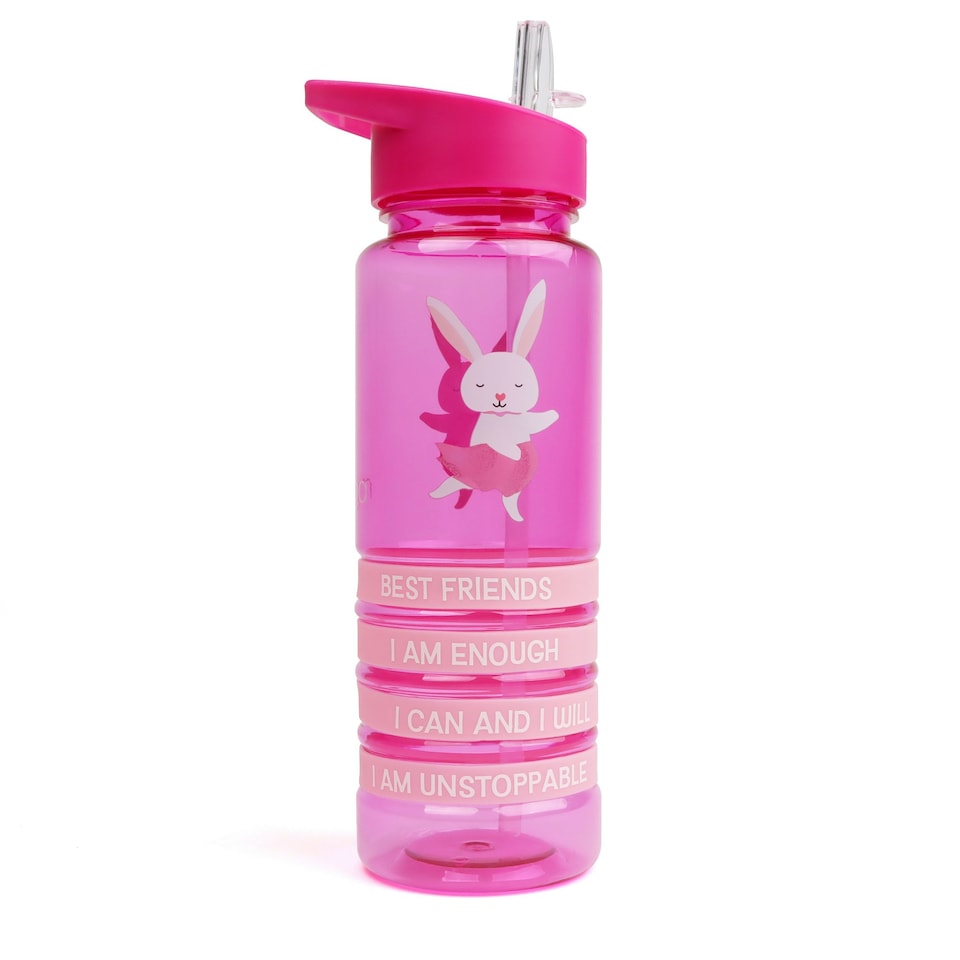 image 1 of Myga Kids' Positivity Band Water Bottles - Rabbit