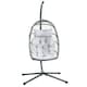 image 1 of Azura Hanging Egg Chair - Swing Pod Egg Chair - Large with deep Grey Cushions