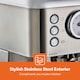image 3 of GEEPAS 1140W Espresso & Cappuccino Coffee Machine & Conical Burr Coffee Grinder Combo Set