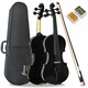 image 1 of Forenza Uno Series Full Size Black Violin Outfit
