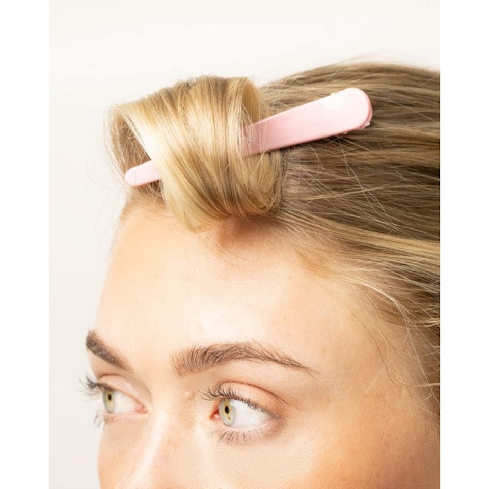 image 1 of Brushworks Sectioning Clips Pack of 6, PETA-Approved Cruelty-Free | Pink
