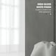 image 5 of HOMCOM Bathroom Under Sink Cabinet with Adjustable Shelf High Gloss White 