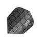 image 2 of Harrows Twin Pack Dart Flights - Black/Silver - One Size