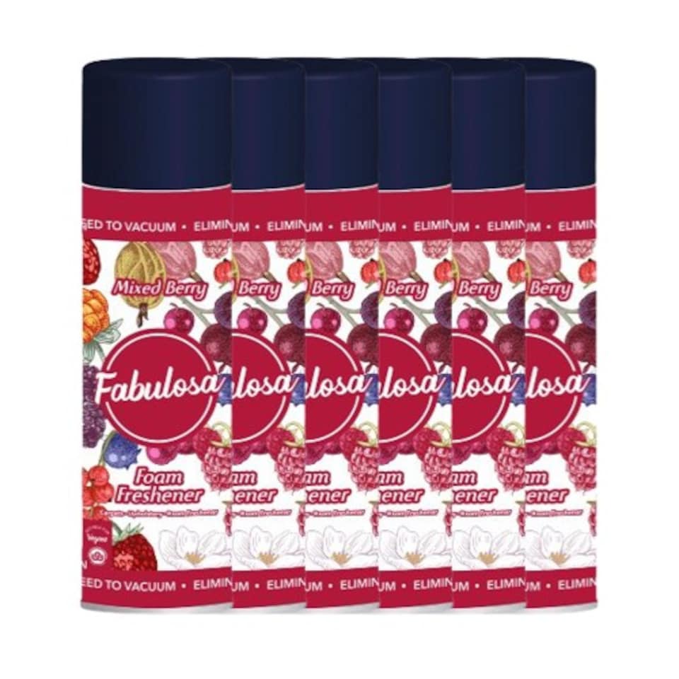 image 1 of Fabulosa Mixed Berry Carpet and Upholstery Foam Freshener 300ml