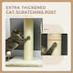 image 7 of PawHut 83cm Cat Tree Tower with Scratching Post, Kitten Bed, Toy, Cream