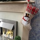 image 6 of Snowman Design Christmas Stocking  Fun Character Stocking for Fireplace & Christmas Home Decor