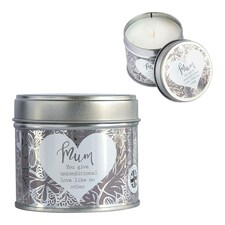 Said with Sentiment Candle In Tin - Mum | Multi
