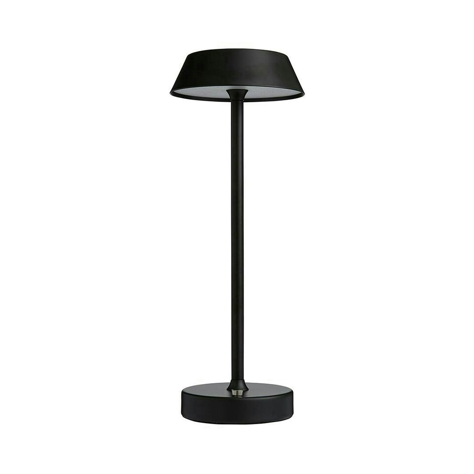 image 1 of Energize Black LED Rechargeable Desk Table Lamp with Touch Sensor