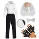 image 1 of Creepy Butler Costume Black | 2XL