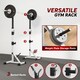 image 4 of HOMCOM Weights Bar Barbell Rack Squat Stand Adjustable Portable Weight Lifting Max Load 200kg, Suitable For Home Gym Training Work Out