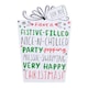 image 5 of Charity Christmas Card Pack 'Festive Filled' 8 Cards, 1 Design