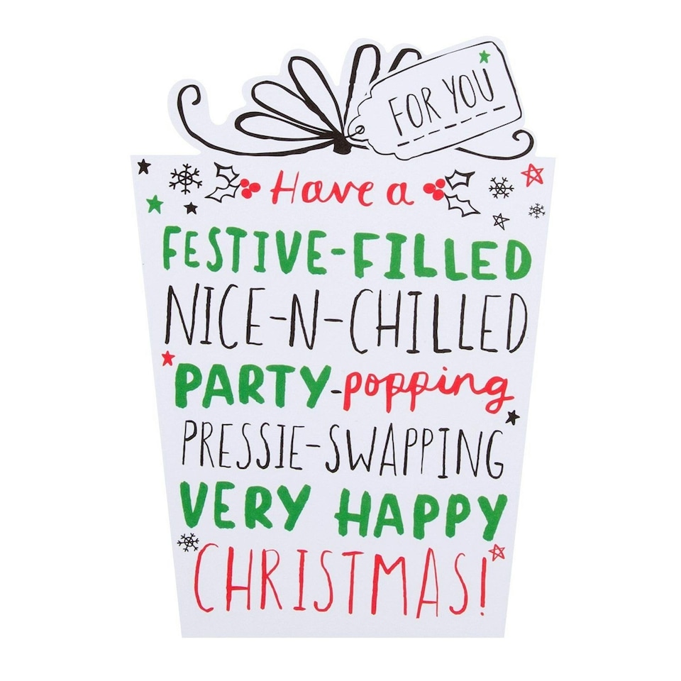 image 1 of Charity Christmas Card Pack 'Festive Filled' 8 Cards, 1 Design