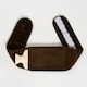 image 1 of OHS Ribbed Fleece Hot Water Bottle Belt Adjustable Heating Wrap | Brown