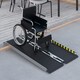 image 2 of HOMCOM Folding Aluminium Wheelchair Ramp 122x73cm 272KG Capacity for Home