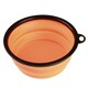 image 1 of Collapsible Silicone Bowl for Dogs - 350ml - Orange