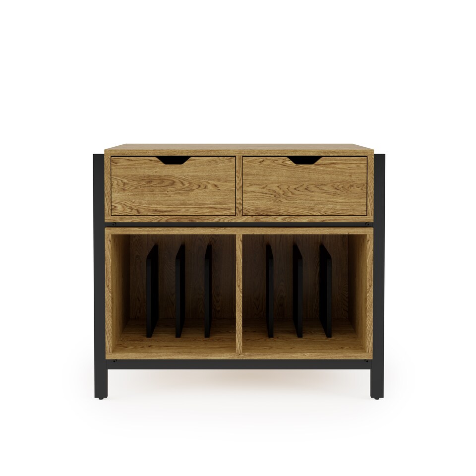 image 1 of Louisiana Plus Turntable Stand Oak Look | Brown | Oak