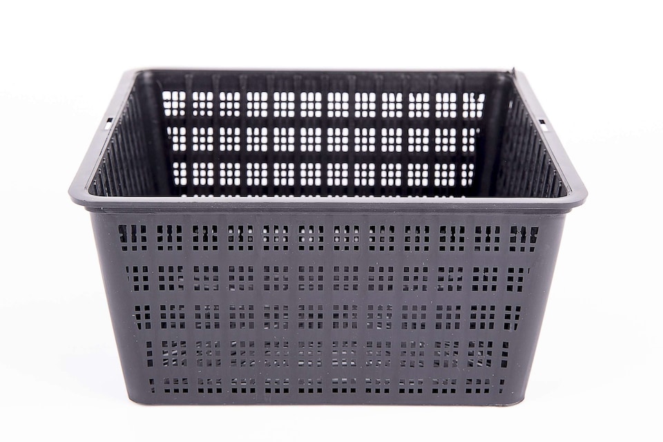 image 1 of Aquatic Pond Planting Basket - Square - 19cm / 2 Ltr - Mesh Plant Pot for Water Garden Ponds, Protects Roots from Fish