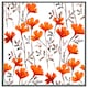 image 3 of Flowers in autumn colours (Picture Frame) Brown | M