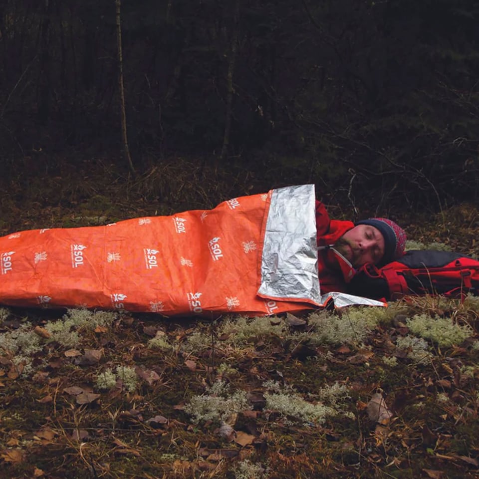 image 1 of Escape Lite Bivvy - Ultralight Survival Shelter Emergency Sleeping Bag | Orange | Orange | One Size | 1