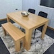image 8 of Dining Table Set with 2 Chairs Dining Room and Kitchen table set of 2, and Benches Black