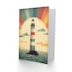 image 2 of Retro Lighthouse Sunrise Birthday Him Her Card