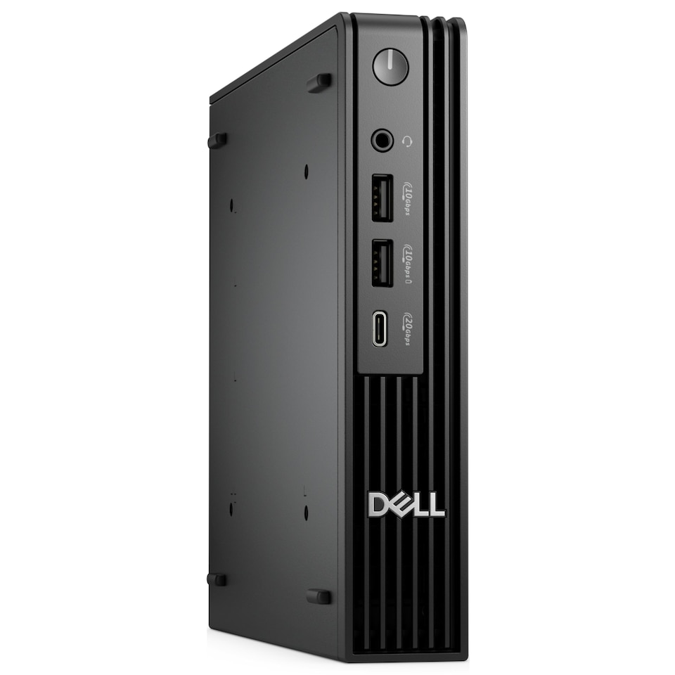 image 1 of DELL Pro QBM1250 Plus Intel Core Ultra 7 265 16GB RAM 512GB SSD Windows 11 Pro Mini PC | Black | Black | 1 x 16 GB