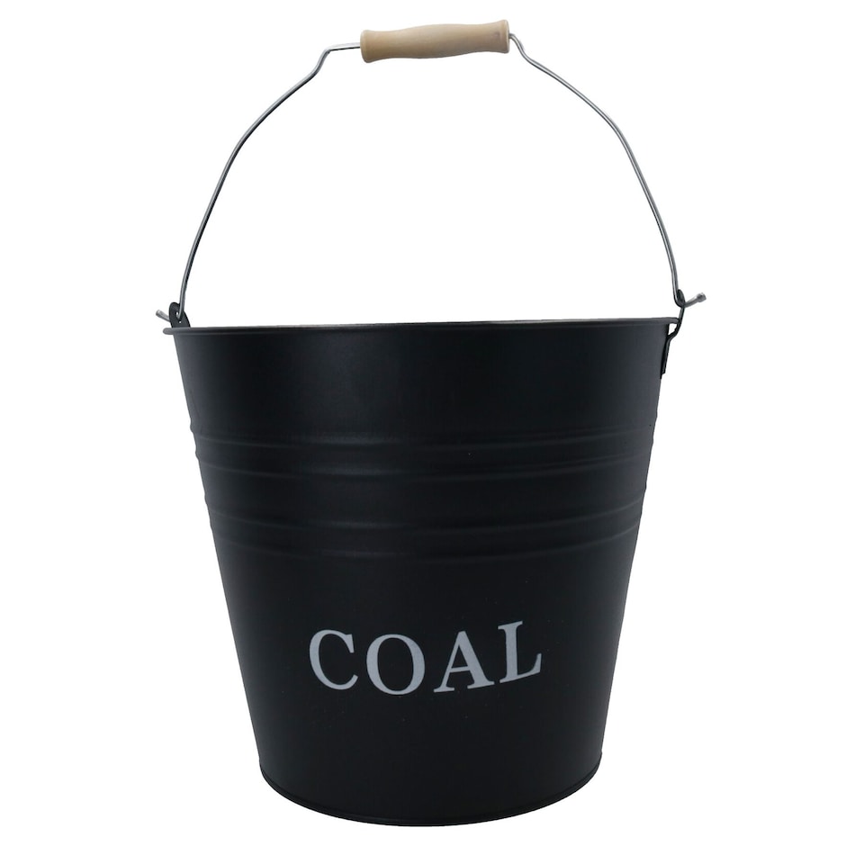image 1 of Coal Bucket Fireplace Scuttle Fireside Carrier Storage 12 Litres Capacity Fire Log