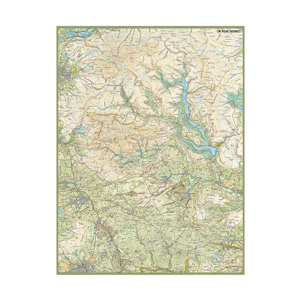image 1 of Harvey Peak District Mazzle Map Jigsaw Puzzle 1000pcs