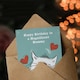 image 3 of Mummy Happy Happy White Cat Scarf Drawing Love Hearts Her Birthday Card