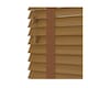 image 1 of 130cm Truffle Faux Wood Venetian Blinds with Tapes (120cm Drop) | Brown | Brown
