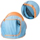 image 3 of 2 Man Pop Up Tent Waterproof For Camping Hiking Festival Mosquito Net Carry Bag | Orange | blue/orange | 220 x 130 x 95 cm | 1