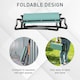 image 4 of Outsunny 2 In1 Folding Garden Kneeler Foam Chair Pad Support Bench, Green