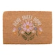 image 1 of Something Different Home Sweet Home Door Mat | Cream | Natural/Daisy | One Size | 1