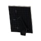 image 2 of Hill Interiors Metallic Leaf Effect Design Photo Frame - Silver/Black - 4 x 6in