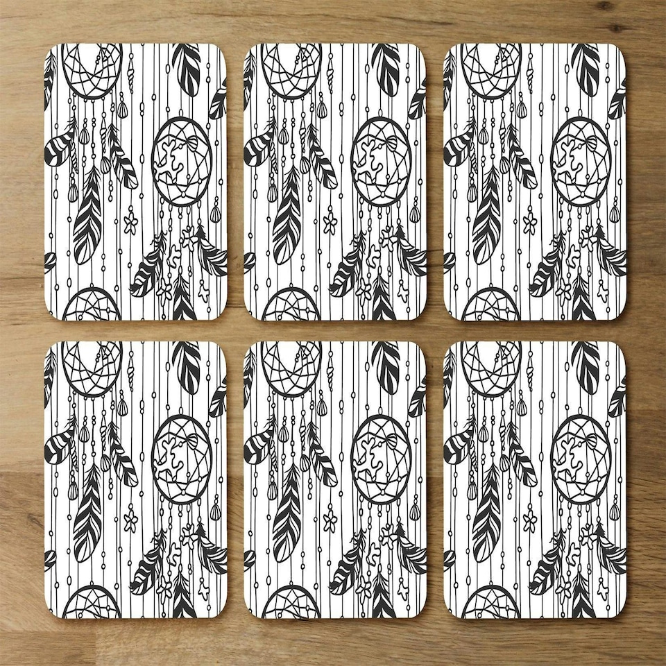 image 1 of Black contour (Coaster)