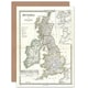 image 1 of 1865 Spruner Map British Isles Britannia England Scotland Card