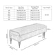 image 3 of Sierra Plain 180cm Ottoman Storage Bench - Plush Velvet Shoe Bench - Mustard Gold Upholstery Footstool with Storage