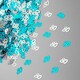 image 1 of 14g 80th Blue Happy Birthday Confetti