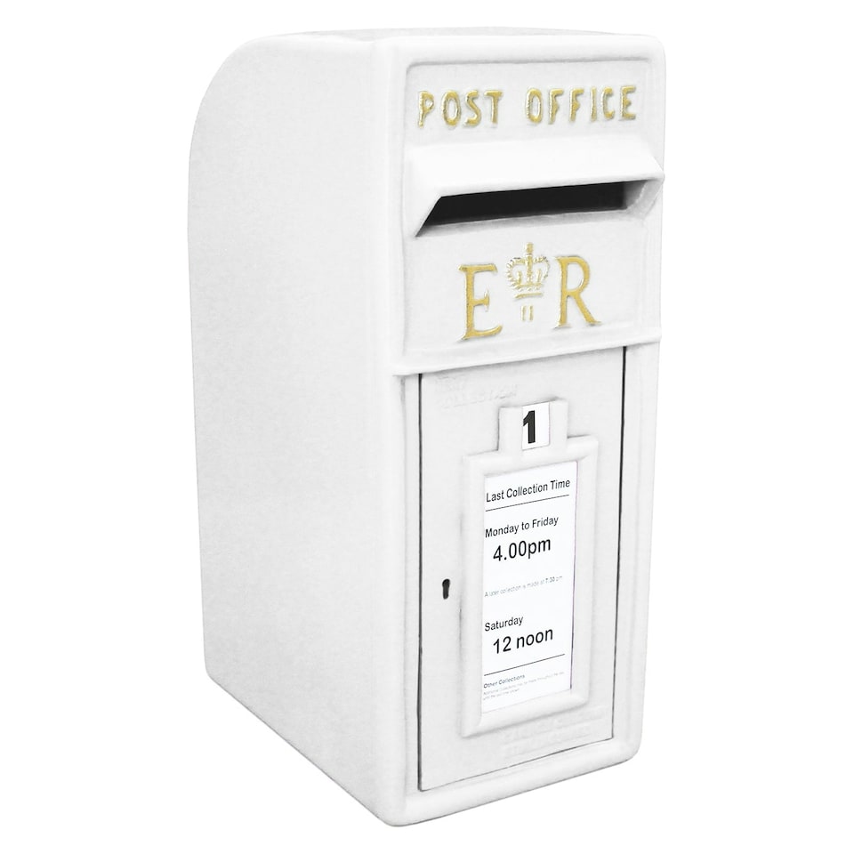 image 1 of White Royal Mail Post Box
