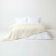 image 1 of Homescapes Organic Cotton Waffle Blanket/ Throw Natural - 228 x 228 cm | Cream