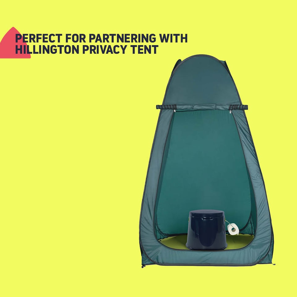 image 1 of Hillington Portable Toilet with 5L Removable Bucket